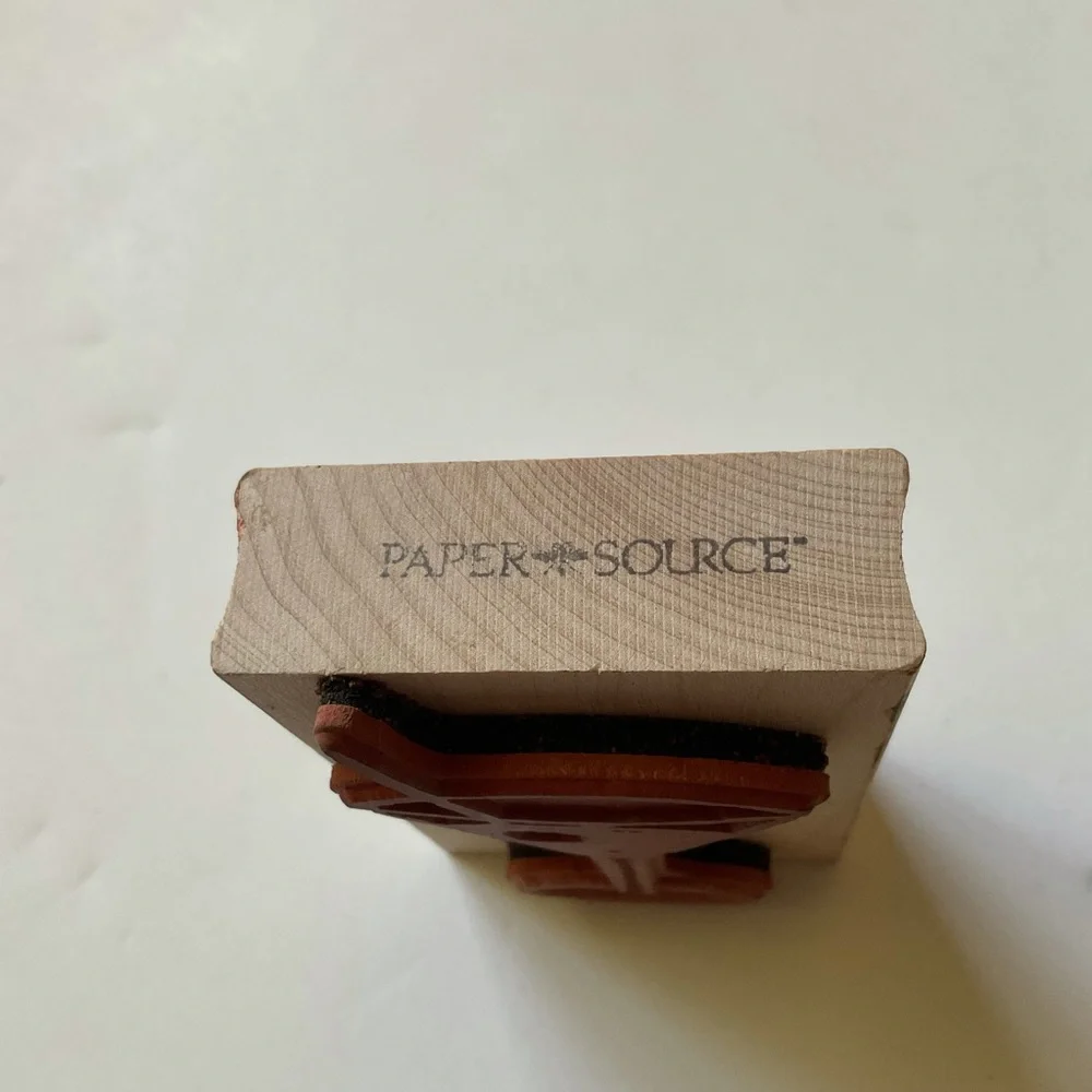 Martini Glass Rubber Stamp Paper Source MARTINI LARGE Wood Mounted